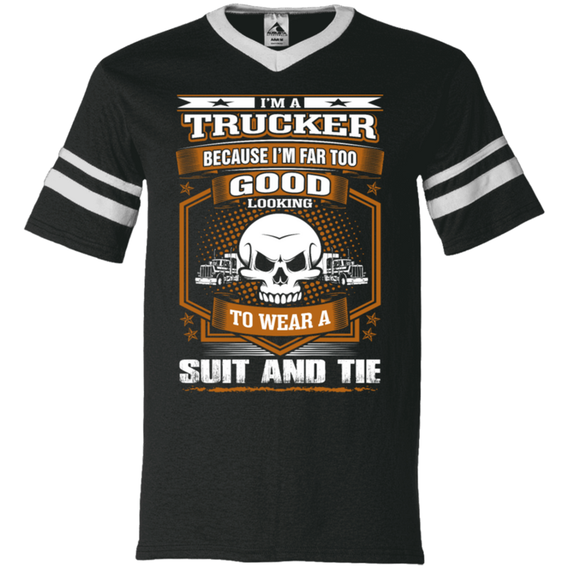 Trucker Far Too Good Looking Wear Suit Tie