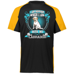 I Am Happiest When With My Labrador Dog